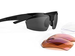Jet Interchangeable Sport Sunglasses Includes 3 Lenses - Ideal For Cycling