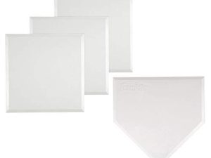 Franklin Sports MLB Baseball Base Set - Throw Down Rubber Bases for Baseball + Softball with Home Plate - Portable Backyard Baseball