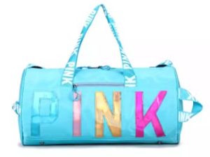 Tote Shoulder Duffle Travel Bag Gym Bag Outdoor Overnight Sport Travelling Bag (Blue - Multi)