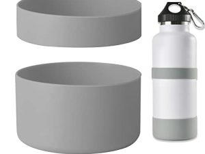 Greant Double Protective Water Bottle Boot Compatible with Hydro Sport Flask - Silicone Flex 64 oz Hydroflask Boot/Universal Anti-Slip Bottle Sleeve for 12oz to 64oz
