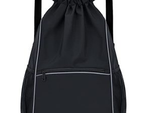 Kilison Drawstring Backpack Sports Sackpack Gym Bags Lightweight For Men Women