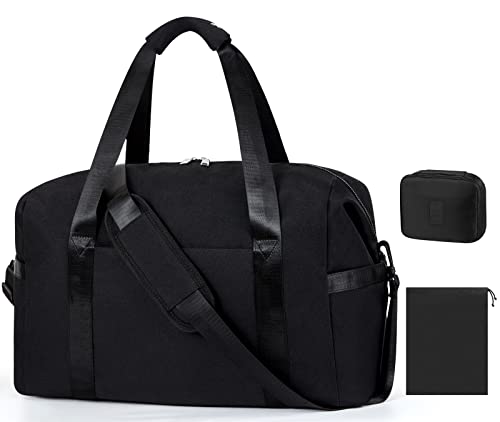 Gym Bag for Women Large Sports Travel Duffel Bag with Toiletry Bag Weekender Bags with Wet Pocket Carry On Overnight Bags for Women & Men 3pcs Set Gym Bag for Women Large Sports Travel Duffel Bag with Toiletry Bag Weekender Bags with Wet Pocket Carry On Overnight Bags for Women & Men 3pcs Set