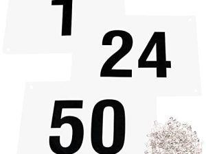 Azarxis Running Bib Competitor Numbers with Safety Pins
