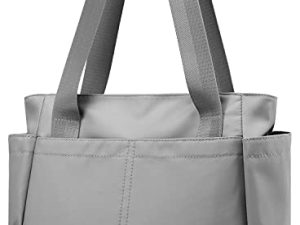 PlasMaller Carry On Travel Duffle Bag Packable Luggage Travel Gear Sports Gym Bags Lightweight Tote Shoulder Pack (Grey)