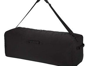 36 Inch Canvas Duffel Bag 100L Extra Large Luggage Duffle for Travel Sport and Camping (Black)