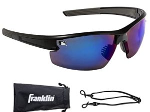 Franklin Sports Baseball + Softball Sunglasses - Men's + Women's Sports Sunglasses - Flip Up Shades + Non Flip Glasses