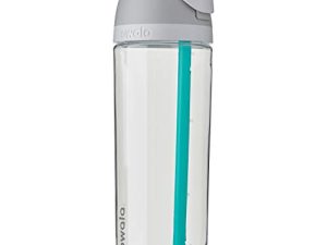 Owala FreeSip Clear Water Bottle with Straw for Sports and Travel