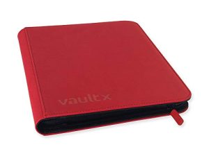 Vault X Premium Exo-Tec® Zip Binder - 9 Pocket Trading Card Album Folder - 360 Side Loading Pocket Binder for TCG