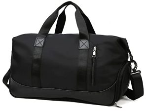 Arouselove Sports Duffel Bags for Women and Men Portable gym bag with Wet Pocket & Separate Shoes Compartment Short Travel Organizer Tote Shoulder Bag