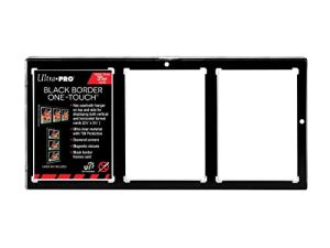 Ultra Pro 35PT 3-Card Black Border UV ONE-Touch Magnetic Holder
