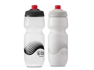 Polar Bottle 2 Pack Breakaway Wave Insulated 24 Oz Water Bottle - Frost/Charcoal and Ivory/Silver Combo - Lightweight