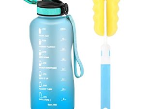 MYFOREST 2.2Litre Water Bottle with Time Markings BPA Free Material