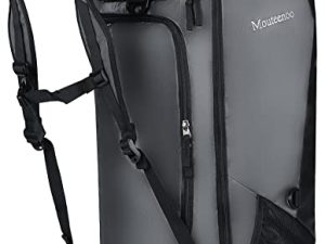 Mouteenoo Travel Duffel Backpack with Shoes Compartment Water Resistant Sports Duffle Gym Bag With Shoulder Straps for Men and Women
