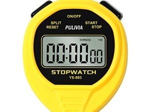 PULIVIA Waterproof Stopwatch Sports Timer Simple Stopwatch