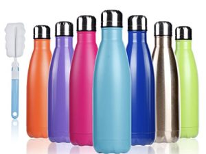 BOGI 17oz Insulated Water Bottle Double Wall Vacuum Stainless Steel Water Bottles