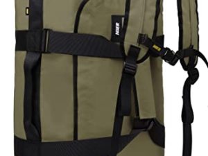 MIER Water Resistant Backpack Duffle Heavy Duty Convertible Duffle Bag with Backpack Straps for Gym