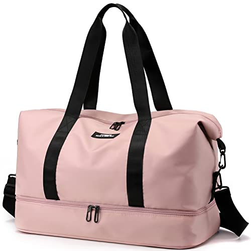 SunForMorning Gym Bag Sports Travel Duffel Bag Weekender Overnight Bag with Shoes Compartment for Travel SunForMorning Gym Bag Sports Travel Duffel Bag Weekender Overnight Bag with Shoes Compartment for Travel