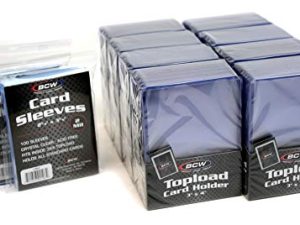 BCW 200-Count Card Toploaders and Card Sleeves