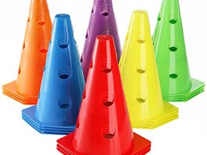 Suwimut 24 Pack Plastic Agility Cones