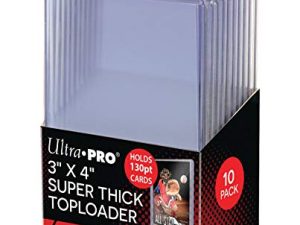 Ultra Pro 82327 3 x 4 inch Toploaders Super Thick (10 Count)