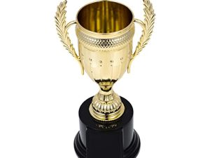 STOBOK Golden Trophy Plastic Golden Cup Award Trophies Cup Winner Award Trophies Cup Achievement Prize Award for School Office Sports