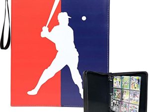 Baseball Card Binder with Sleeves - Waterproof Baseball Card Album