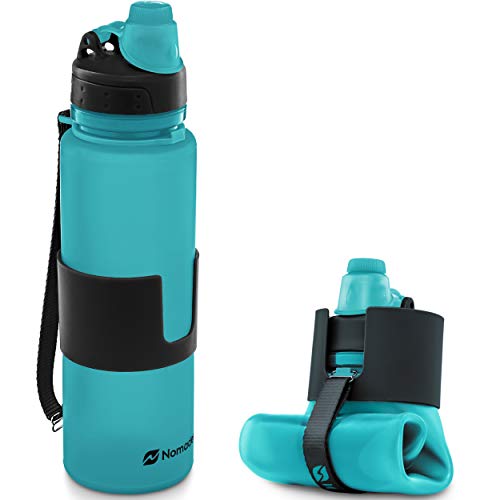 Nomader Collapsible Water Bottle - Leak Proof Twist Cap - BPA Free Nomader Collapsible Water Bottle - Leak Proof Twist Cap - BPA Free