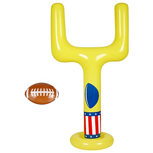 Zhanmai Inflatable Jumbo Football Set Inflatable Football Goal with Ball Football Target Football Goal Post Football Accessories Outdoor Sport Football Toys for Practice and Outdoor Fun Zhanmai Inflatable Jumbo Football Set Inflatable Football Goal with Ball Football Target Football Goal Post Football Accessories Outdoor Sport Football Toys for Practice and Outdoor Fun