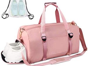 Sports Gym Bag with Wet Pocket & Shoes Compartment