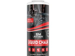 SPORTMEDIQ Pro Grade Liquid Chalk – Mess Free Professional Hand Grip for Gym