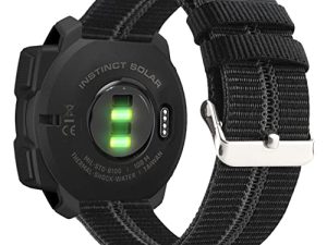 Abanen Fabric Watch Bands for Garmin Instinct 2 Solar / Instinct