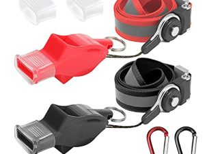 KAYXONGU Whistles with Lanyard