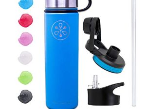 Cool Canteen - Insulated Water Bottle w/ Straw Lid (22oz