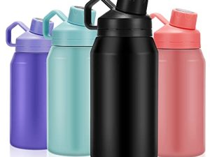 YC Kitchen Portable Insulated Water Bottle Straight Drink - 22oz