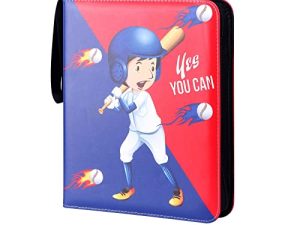 Hamtery Baseball Card Binder with Sleeves