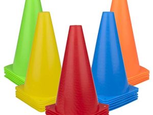 Fasmov 30 Pack Plastic Training Cones