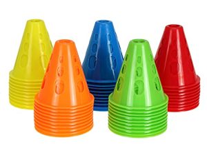 Jucoan 50 Pack 3 Inch Mini Sports Cones
