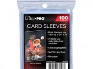 10 (Ten) Pack Lot of 100 Soft Sleeves / Penny Sleeve for Baseball Cards & Other Sports Cards (Packaging May Vary)