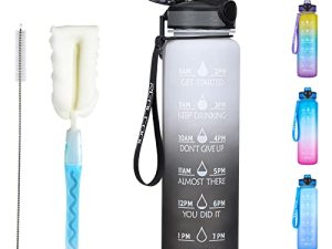 RealCool Water Bottle with Straw