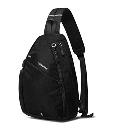 TITECOUGO Sling Bag Crossbody Shoulder Outdoor Travel Hiking Backpack for Women & Men TITECOUGO Sling Bag Crossbody Shoulder Outdoor Travel Hiking Backpack for Women & Men