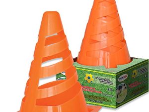 Thin Air Brands Agility Training Sport Cone 12 Pack - for Soccer
