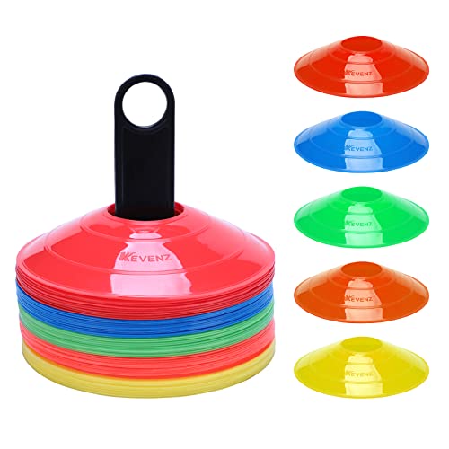 KEVENZ 50-Pack Soccer disc Cones KEVENZ 50-Pack Soccer disc Cones