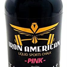 IRON AMERICAN Liquid Sports Chalk - Weightlifting Hand Chalk Mess Free Travel Bottle Long Lasting Strong Grip for Training Gymnastics Rock Climbing Weight Lifting