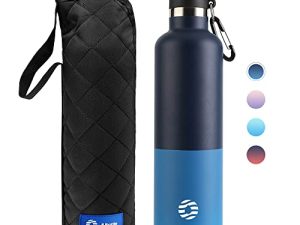 FEIJIAN FJbottle Insulated Water Bottle 34 oz with Durable Carry Case