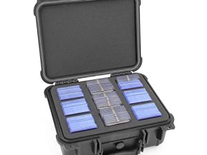 CASEMATIX Airtight Toploader Storage Box and One Touch Card Holder Case Fits 315 Top Loaders or 65 One Touch Magnetic Cases