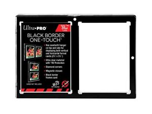 Ultra Pro 35PT 2-Card Black Border UV ONE-Touch Magnetic Holder