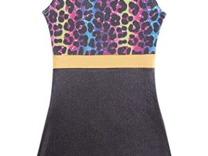UNICOMIDEA Girls Leotards Fashion Gymnastics Sleeveless Dancewear With Shorts Kids Unitard Biketard For 2-10 Years