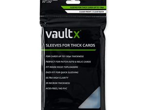 Vault X Thicker Card Sleeves for Thicker Cards - Premium Soft Sleeves for Cards up to 130pt (200pcs)