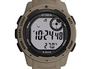AVTREK Digital Sports Teenager Pedometer Watch with Altimeter and Barometer