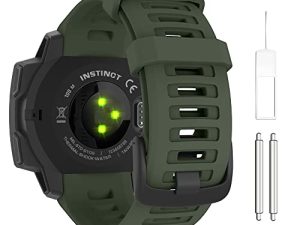 MoKo Strap Compatible with Garmin Instinct/Instinct Solar/Tactical/Instinct 2 GPS Smartwatch
